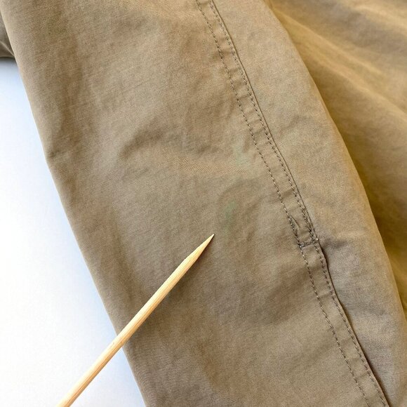 J.Crew Mens Cruiser Harrington Jacket XS Tan 2-Way Zipper Cotton Blend Pockets - Picture 15 of 16